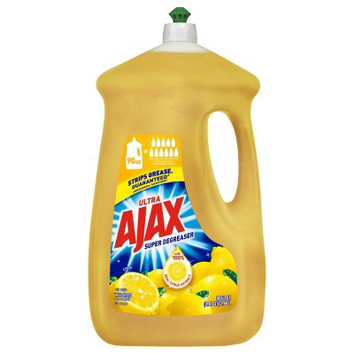 Ajax Ajax Ultra Super Degreaser Lemon Liquid Dish Soap