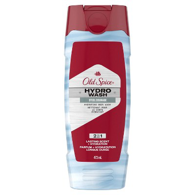 Old Spice Old Spice Hydro Wash Body Wash Hardest Working Collection Steel Courage  16oz