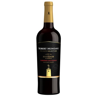 Robert Mondavi Winery Robert Mondavi Private Selection Bourbon Cabernet Sauvignon Red Wine  750ml Bottle