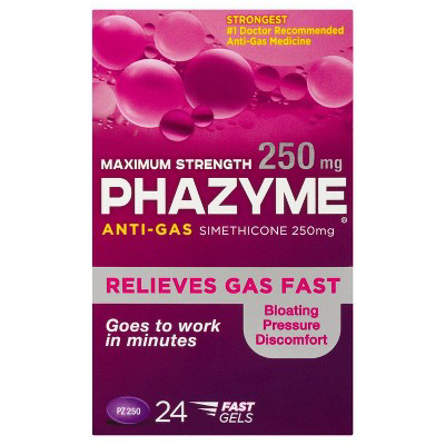 Phazyme Phazyme Maximum Strength Anti Gas 250 mg Fast Gels  24ct