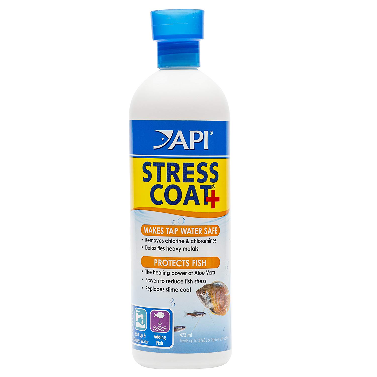 API API Stress Coat, Aquarium Water Conditioner, 16 oz