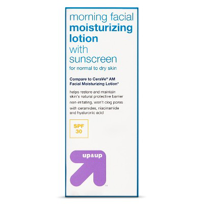 Up&Up Morning Facial Moisturizing Lotion with Sunscreen SPF 30 3 fl oz Up&Up™
