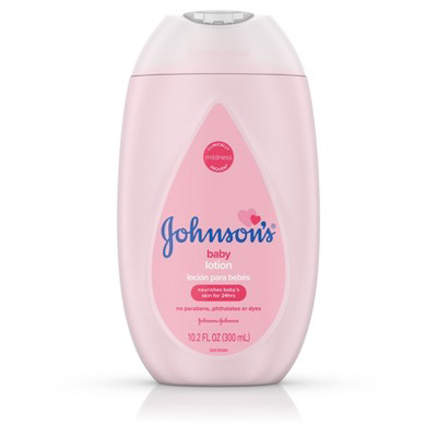 Johnson's Johnson's Moisturizing Pink Baby Lotion with Coconut Oil  10.2oz
