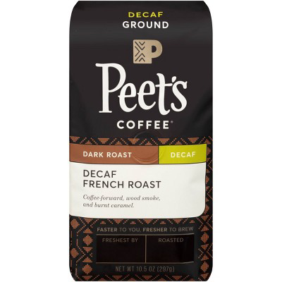 Peet's Coffee Peet's Decaf French Dark Roast Ground Coffee 10.5oz