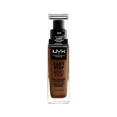 NYX Professional Makeup NYX Professional Makeup Can't Stop Won't Stop Foundation  Deep Shades