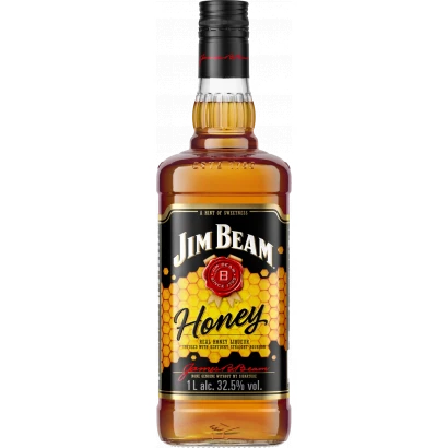 Jim Beam Honey méz ízesítésű Bourbon whiskey alapú likőr 32,5% 1 l