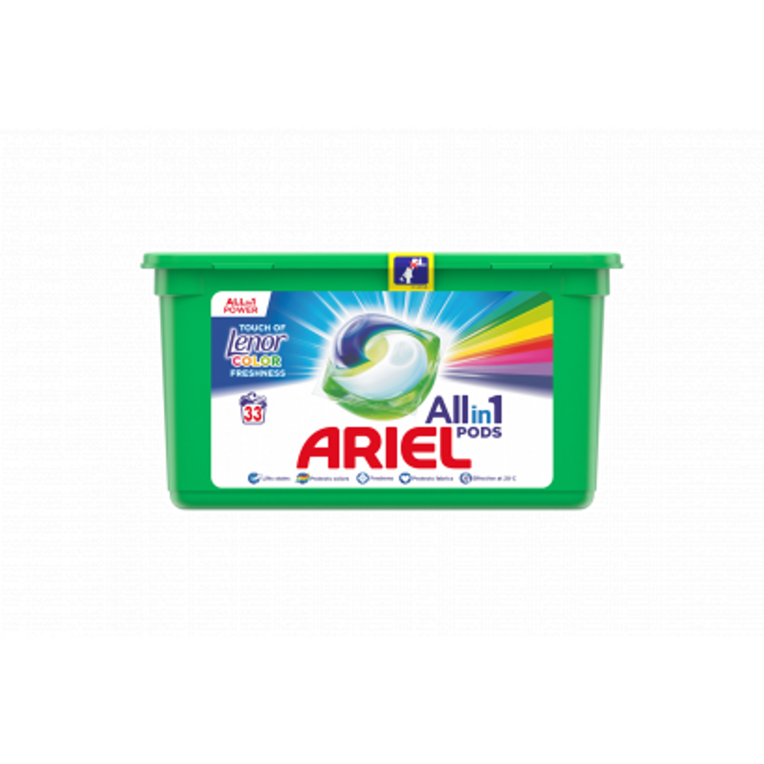 Ariel Allin1 PODS + Lenor Unstoppables Mosókapszula, 33 Mosáshoz 