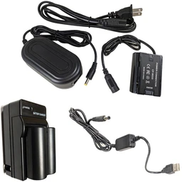 Bescor NP-W235 Bescor NPW235 Battery, Charger, Coupler, AC Adapter & 5V USB Adapter Kit for FUJIFILM X-T4 Digital Camera