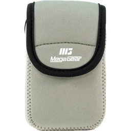  MegaGear Ultralight Neoprene Camera Case for Nikon Coolpix W300, AW130, Ricoh WG30W, WG50 (Gray)