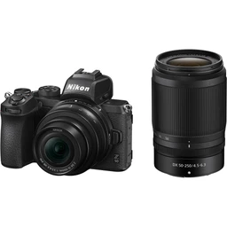 Nikon Z50 Nikon Z 50 Mirrorless Digital Camera with 16-50mm and 50-250mm Lenses