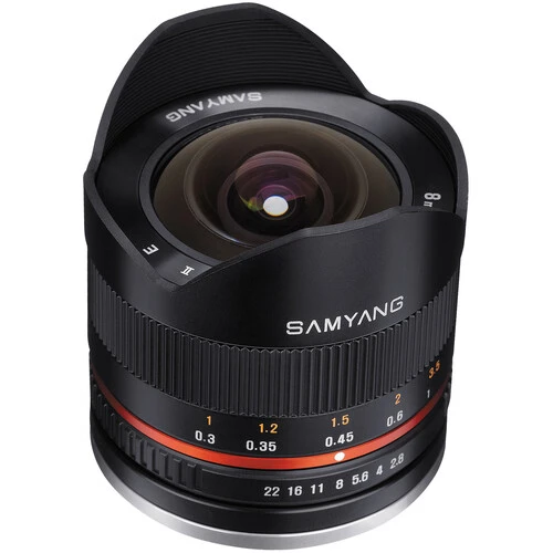Samyang 8mm f/2.8 Fisheye II Lens for Fujifilm X Mount