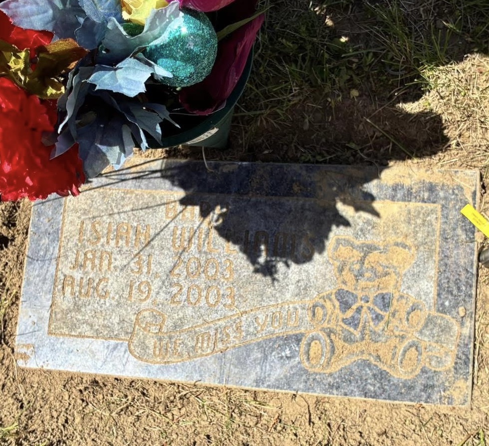 Grave of Isiah Williams