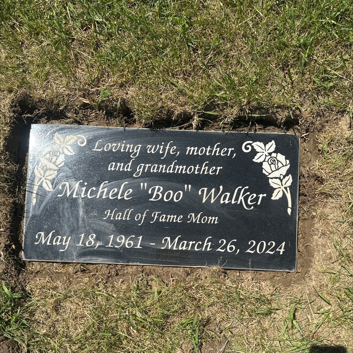 Grave of Michele Walker