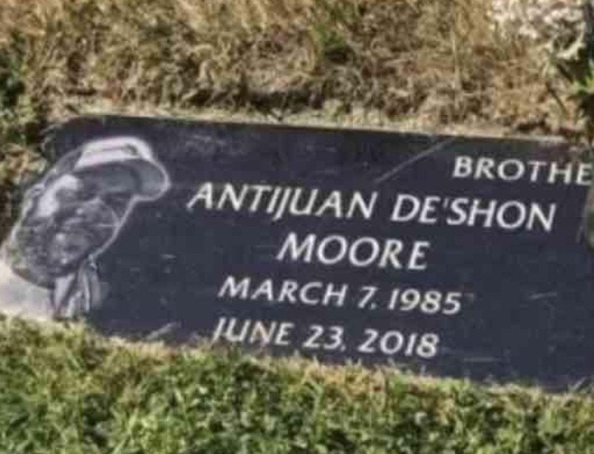 Grave of Antijuan De’Shon Moore