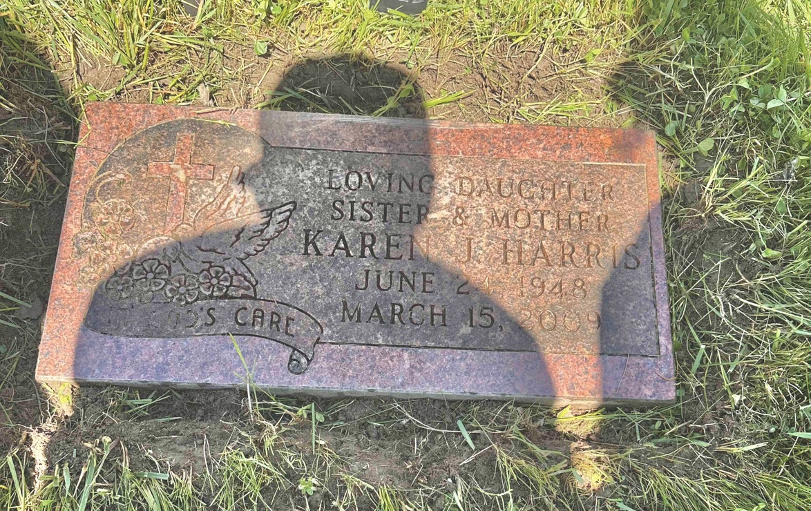 Grave of Karen Harris