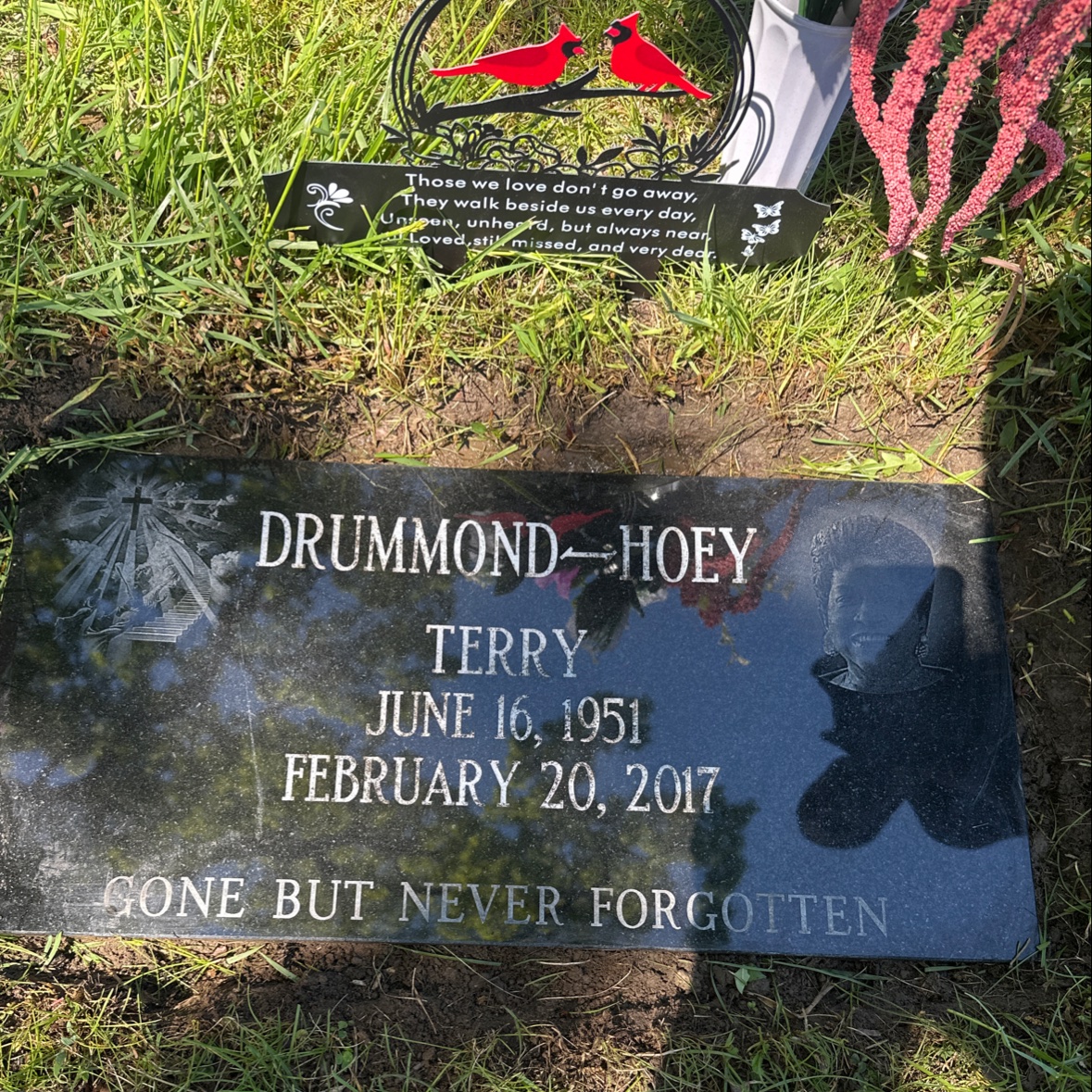 Grave of Terry Drummond-Hoey