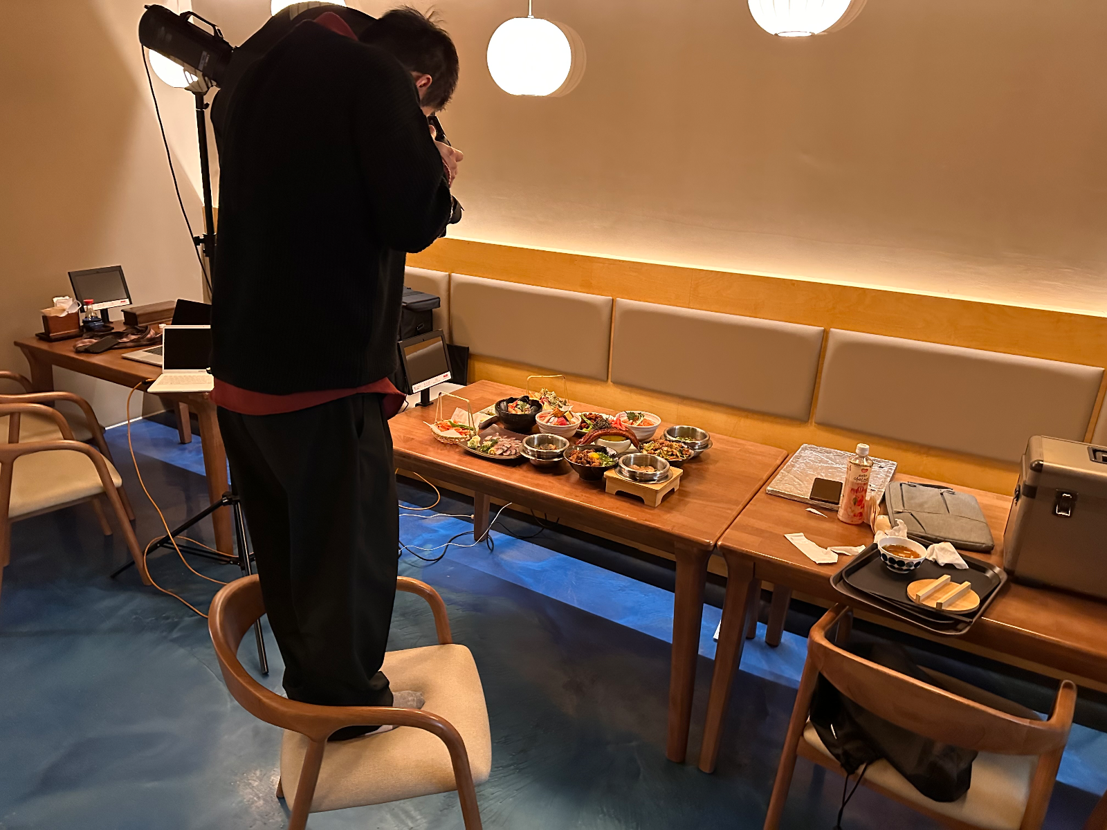 부산 부산진구 카페·식당 간판 시공 - 제임스백(리코) 레이저 타공 간판 사진 7