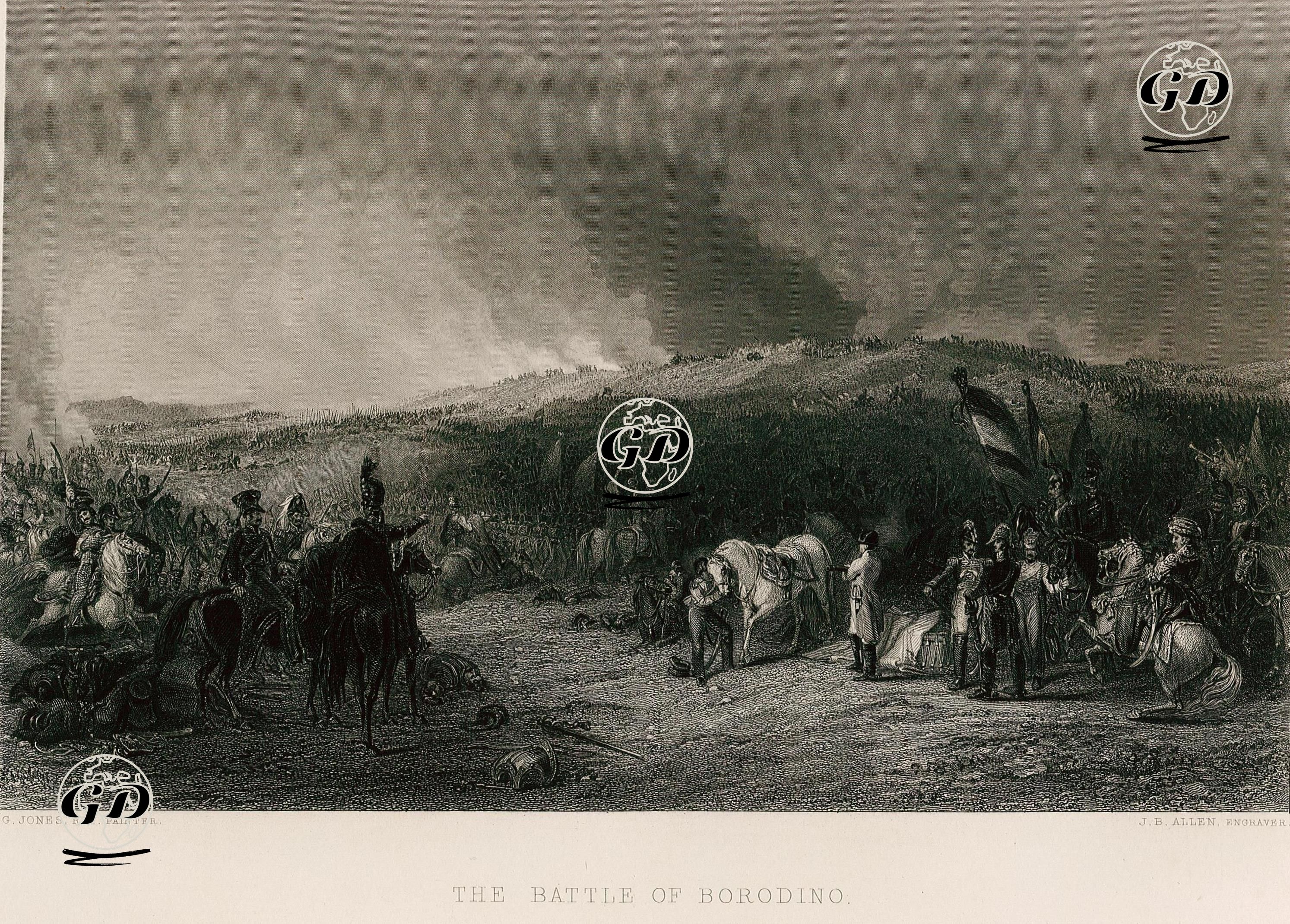 Borodino Savaşı - George Jones (1786-1869) - 1853