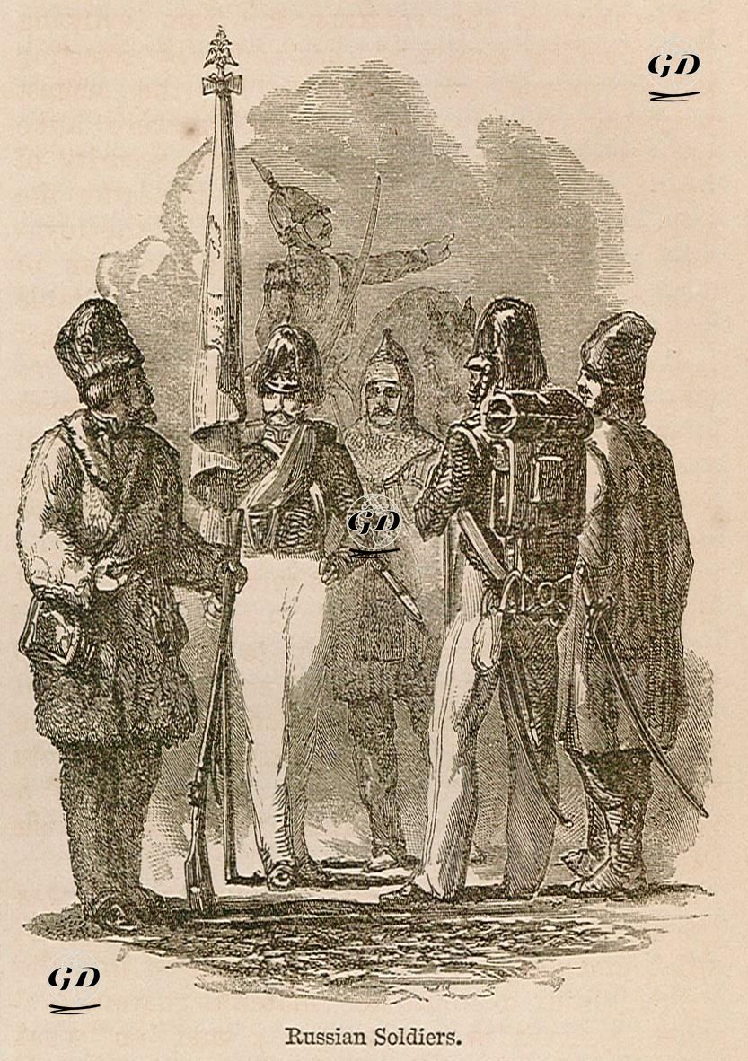 Kırım Savaşı Sırasında Rus Askerleri -  - 1856