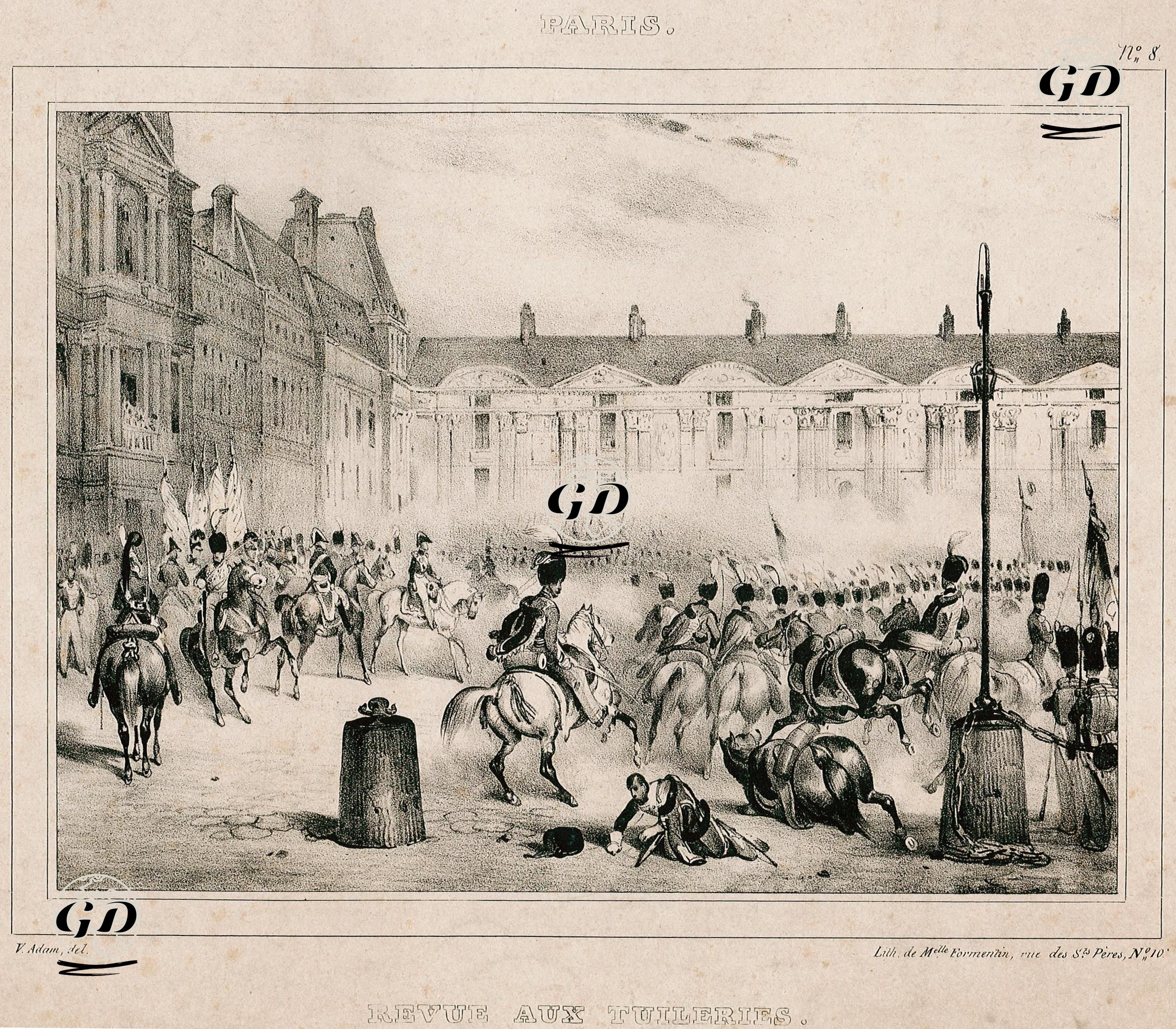 Revue Aux Tuileries - Jean Victor Adam (1801-1866) - 1830's-1840's