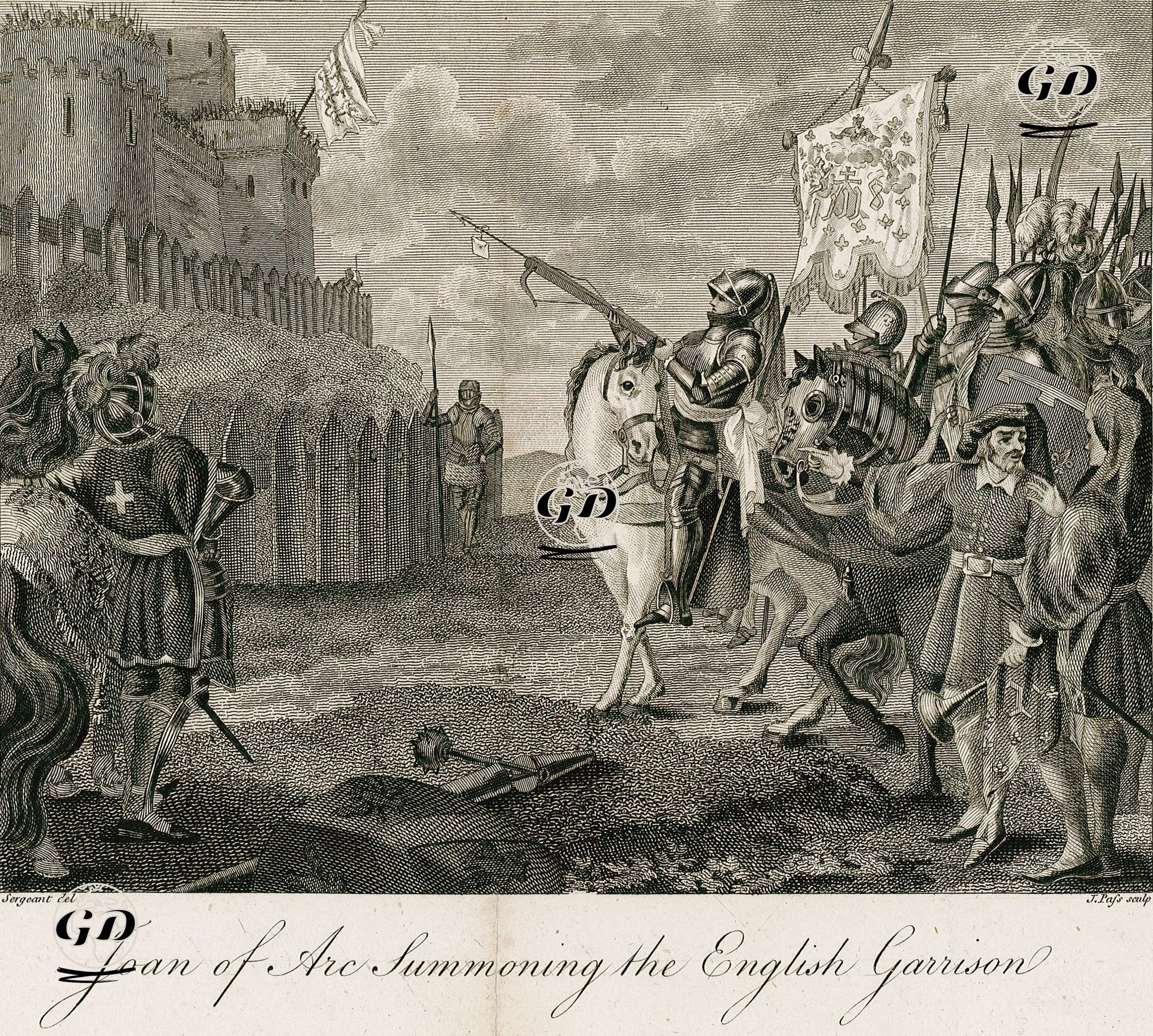 Joan Of Arc Summoning The English Garrison - Sergeant - 1795