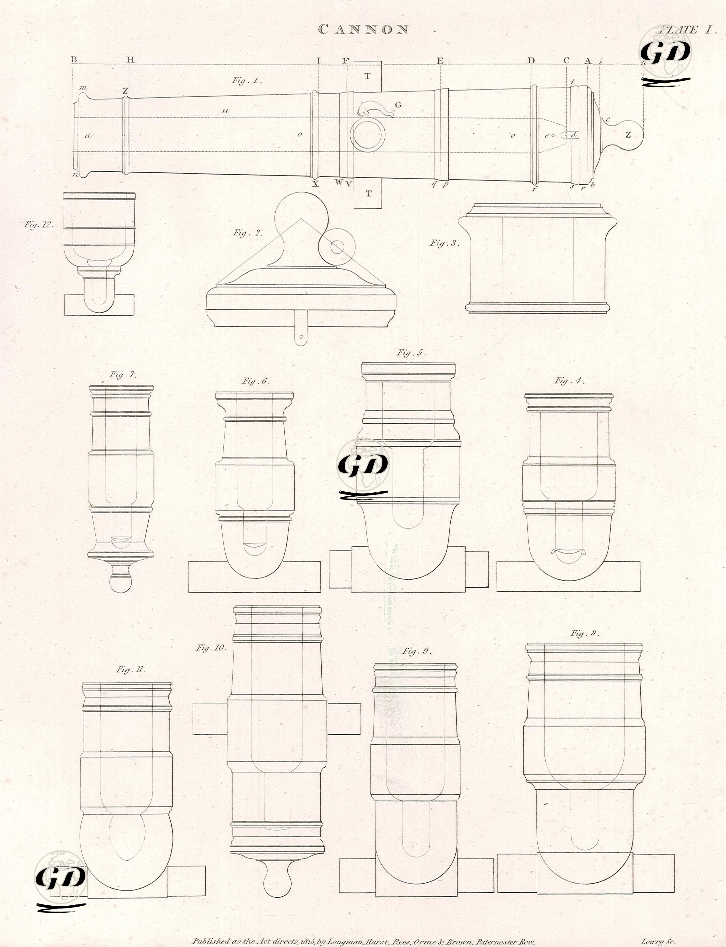 Top, Plate I. -  - 1818