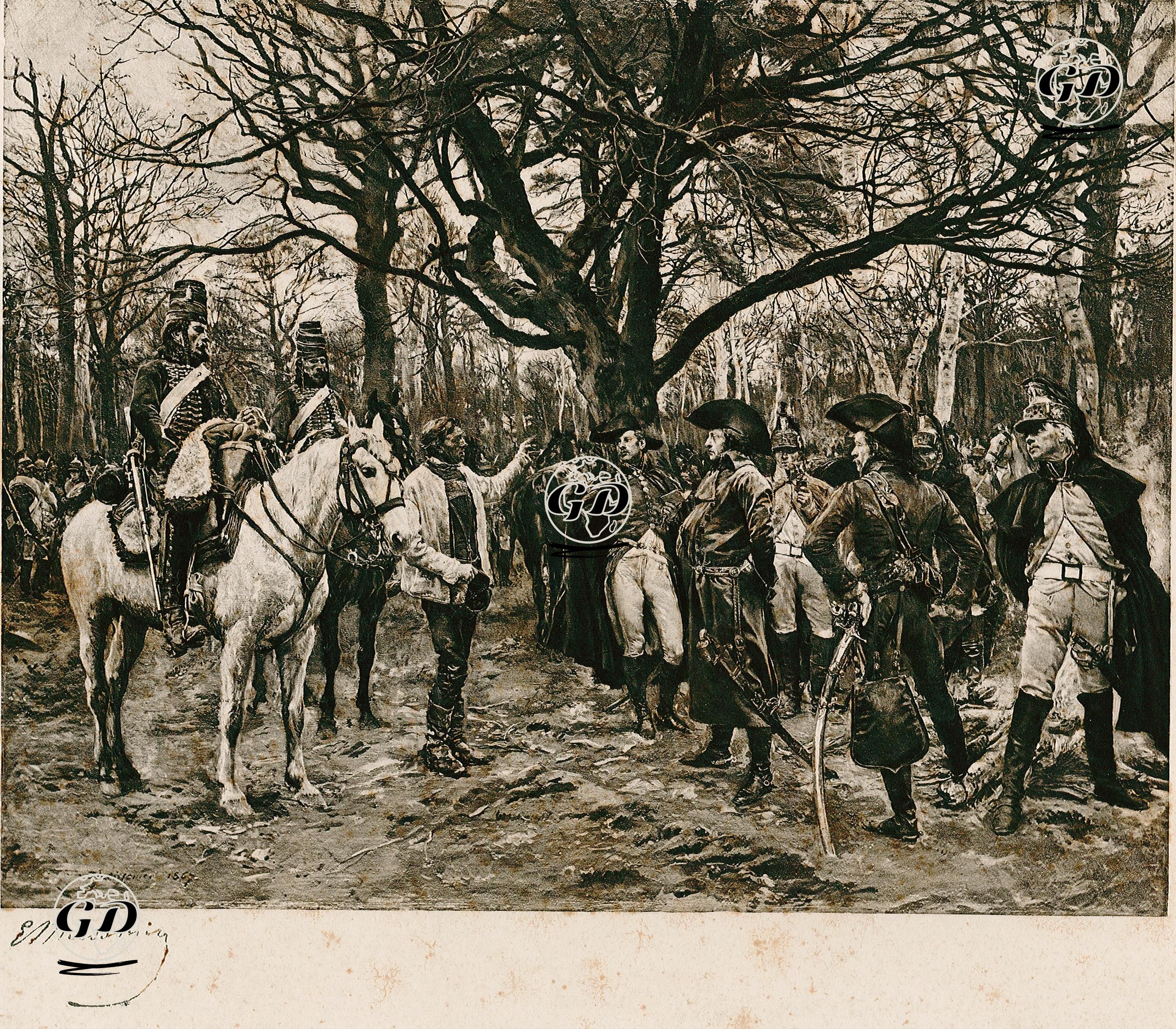 General Desaix and The Peasant - Jean Louis Ernest Meissonier (1815-1891) - 1880's
