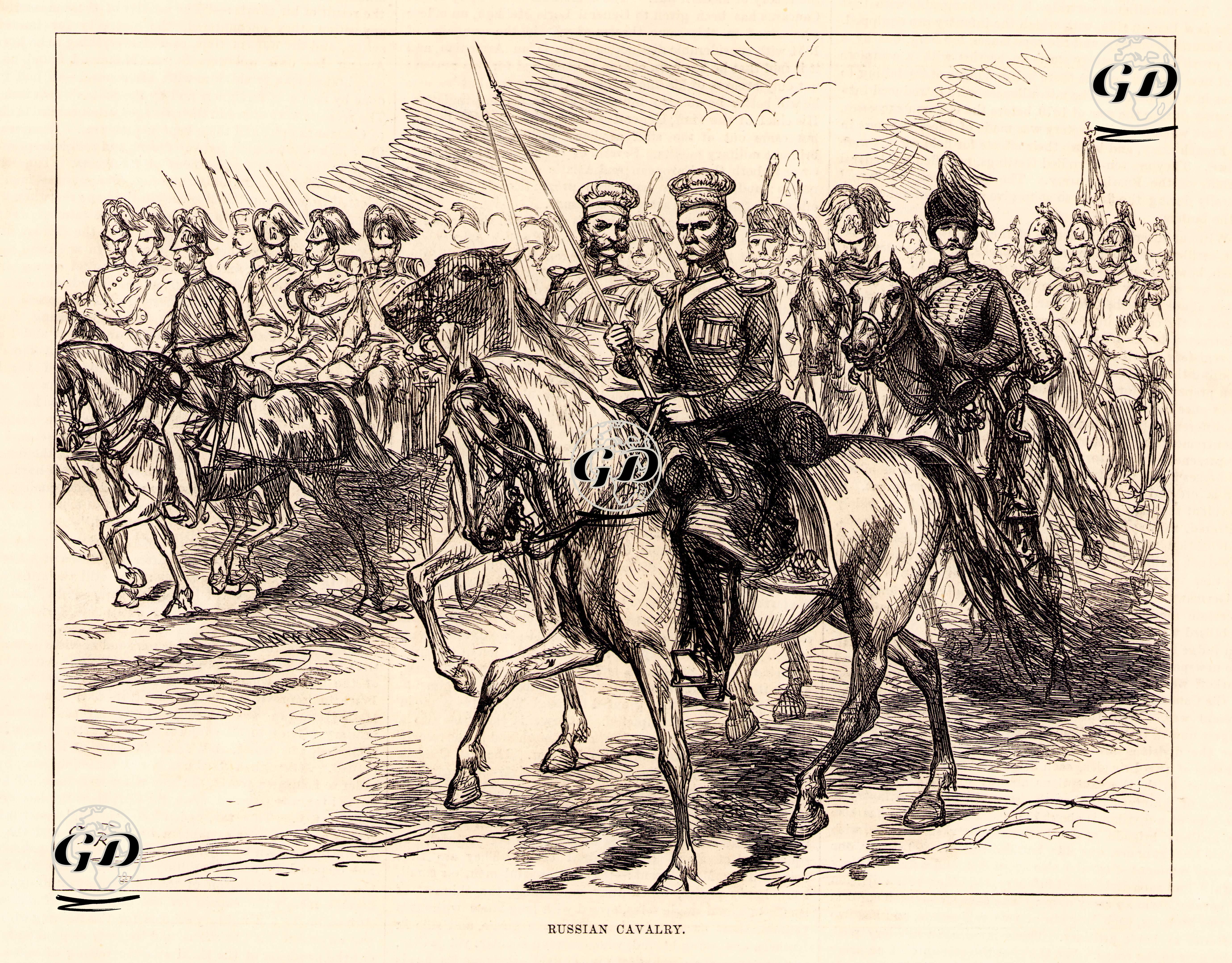 Russian Cavalry -  - 1877