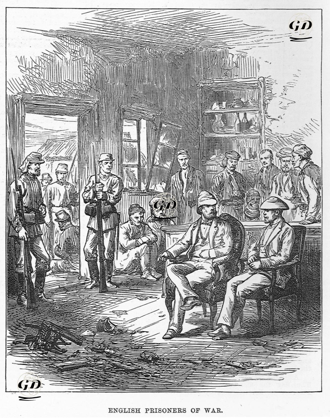 93 Harbi Sırasında Rus Askerleri Tarafından Esir Tutulan İngilizler -  - 1877
