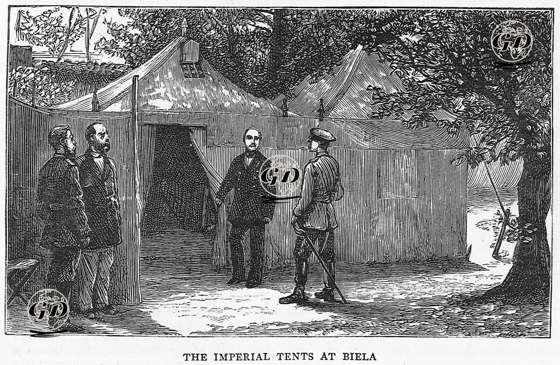 With The Russians-The İmperial Tents At Biela -  - 1877