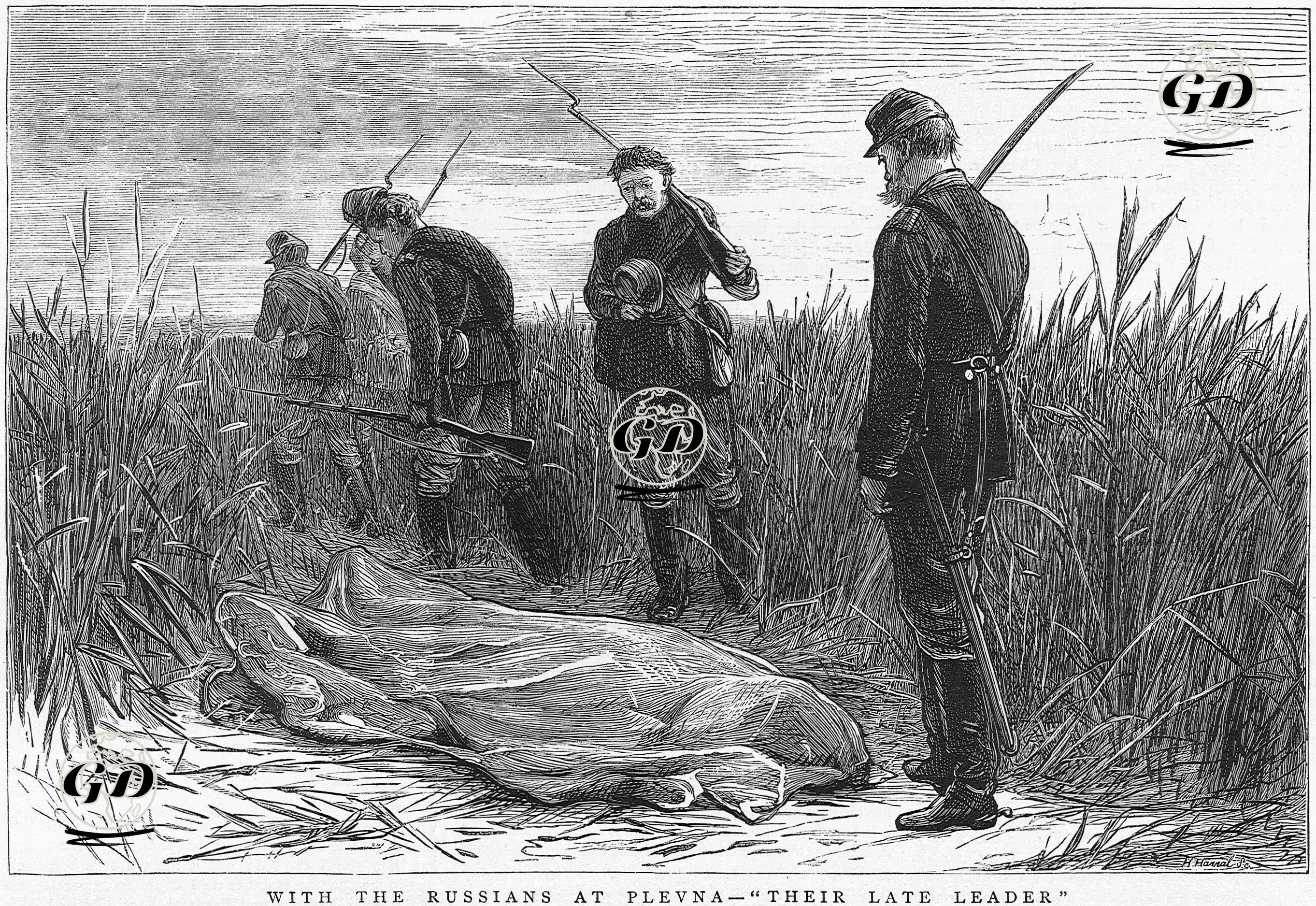 With The Russians At Plevna-Their Late Leader -  - 1877