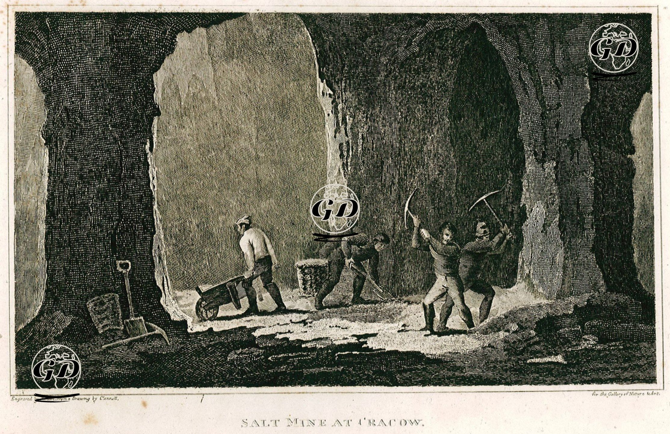 Salt Mine At Cracow - Luke Clennell (1781-1840) - 1818
