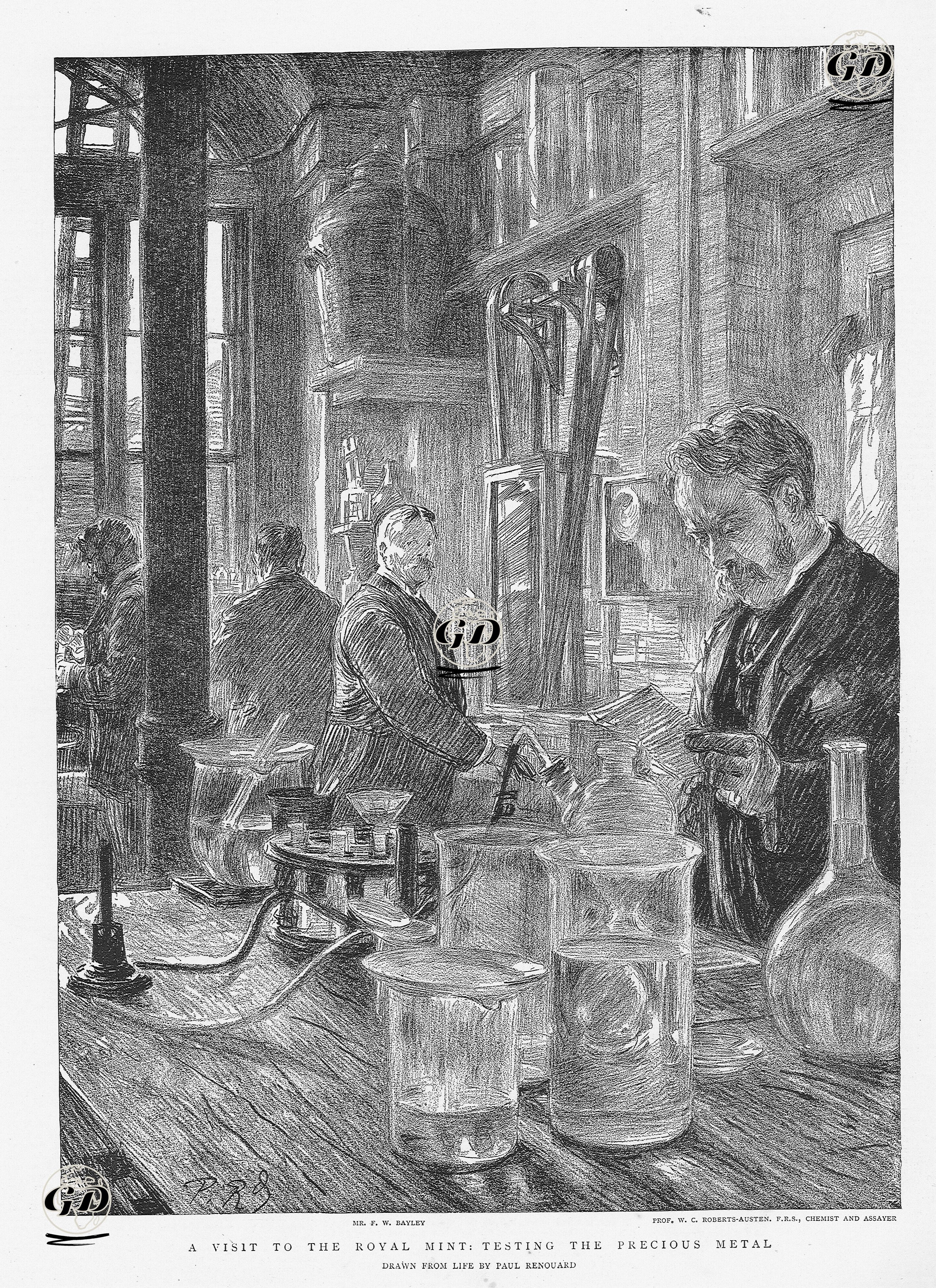 Kraliyet Darphanesinde Değerli Taşın Testi  -  - 1893