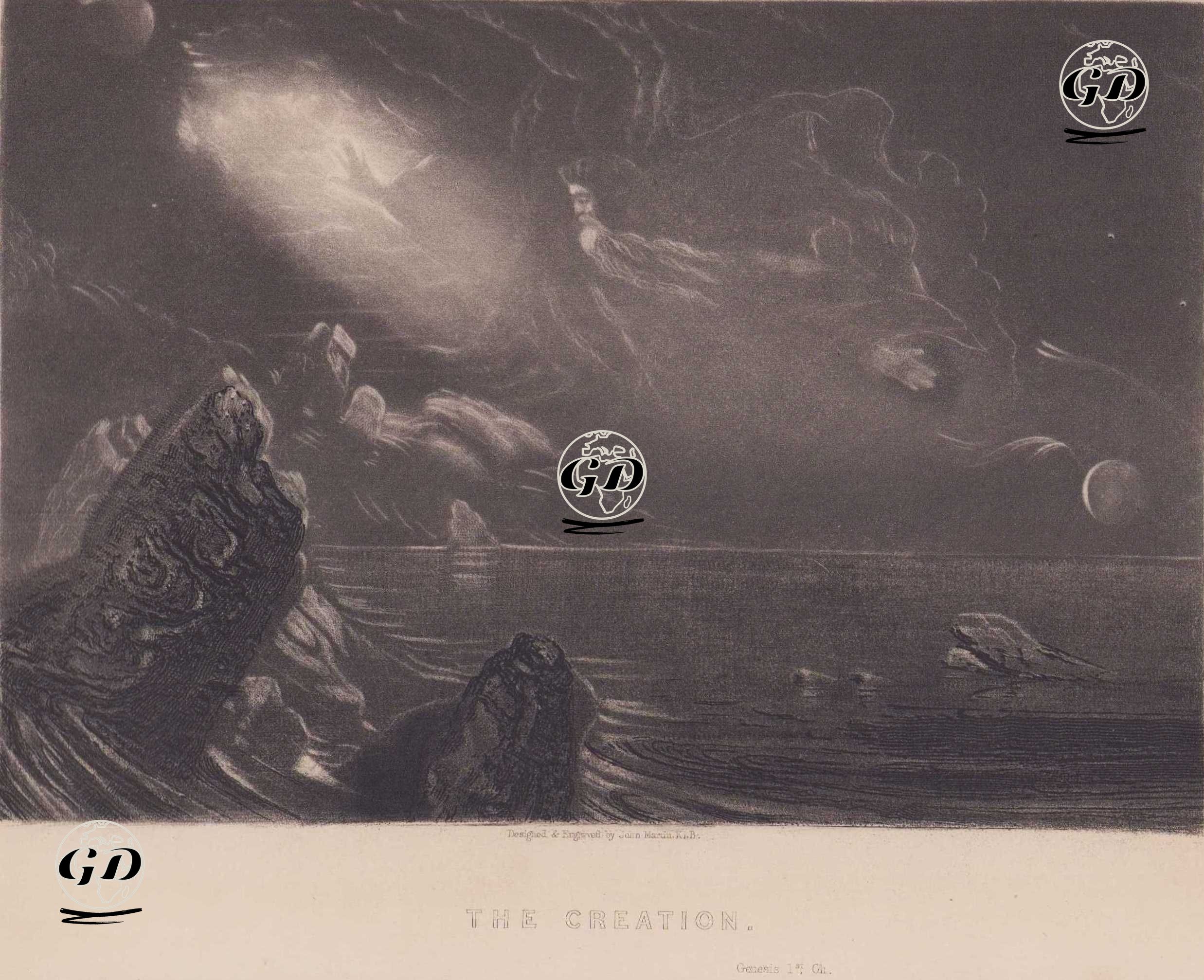 The Creation, Genesis I. Chapter - John Martin (1789-1854) - 1831