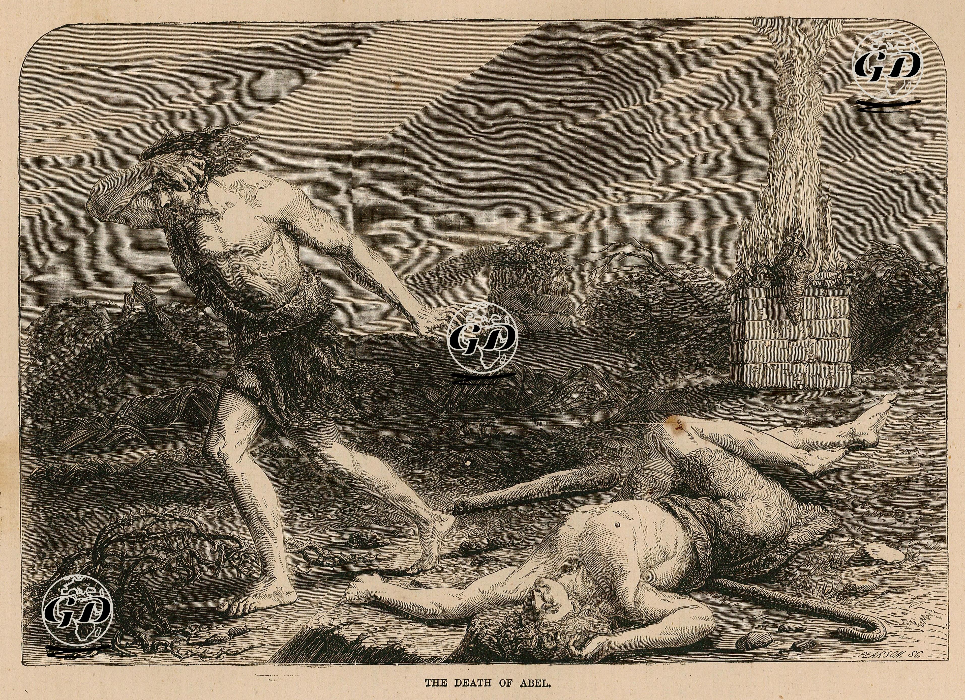 The Death Of Abel -  - 1860's