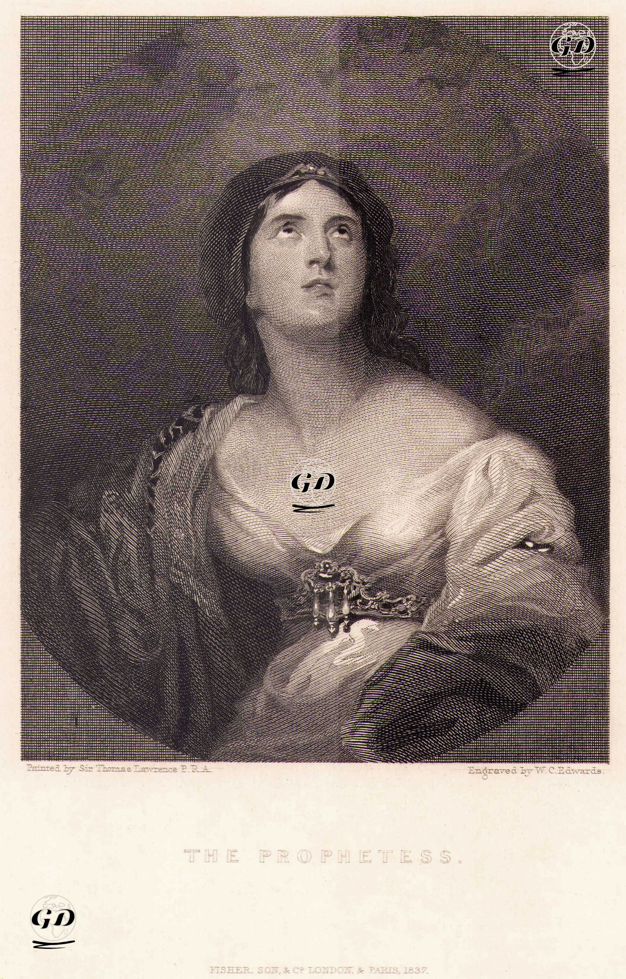 Peygamber Kadın - Thomas Lawrence (1769-1830) - 1837