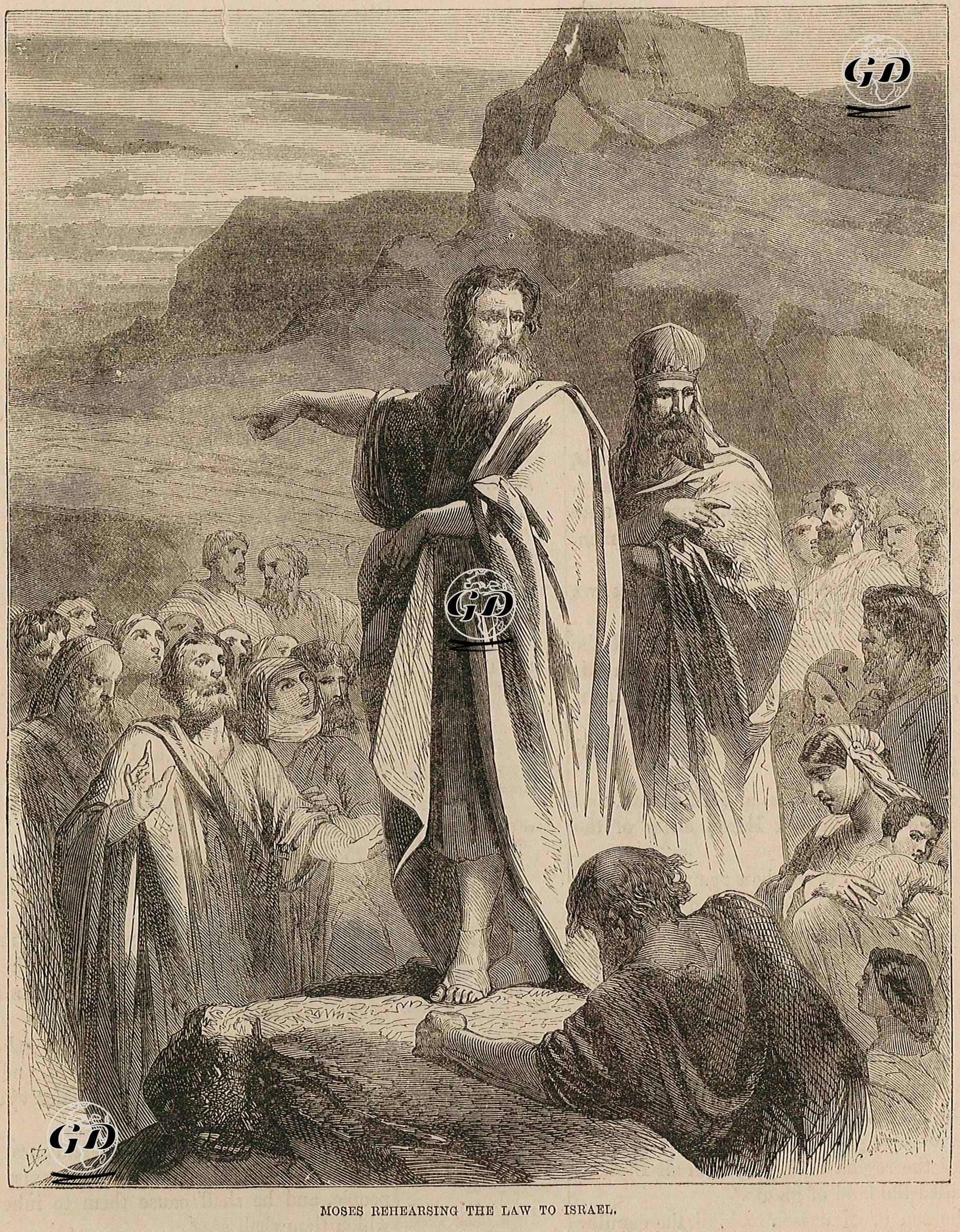 Musa Peygamberin Emirleri İsraillilere Anlatması -  - 1860's