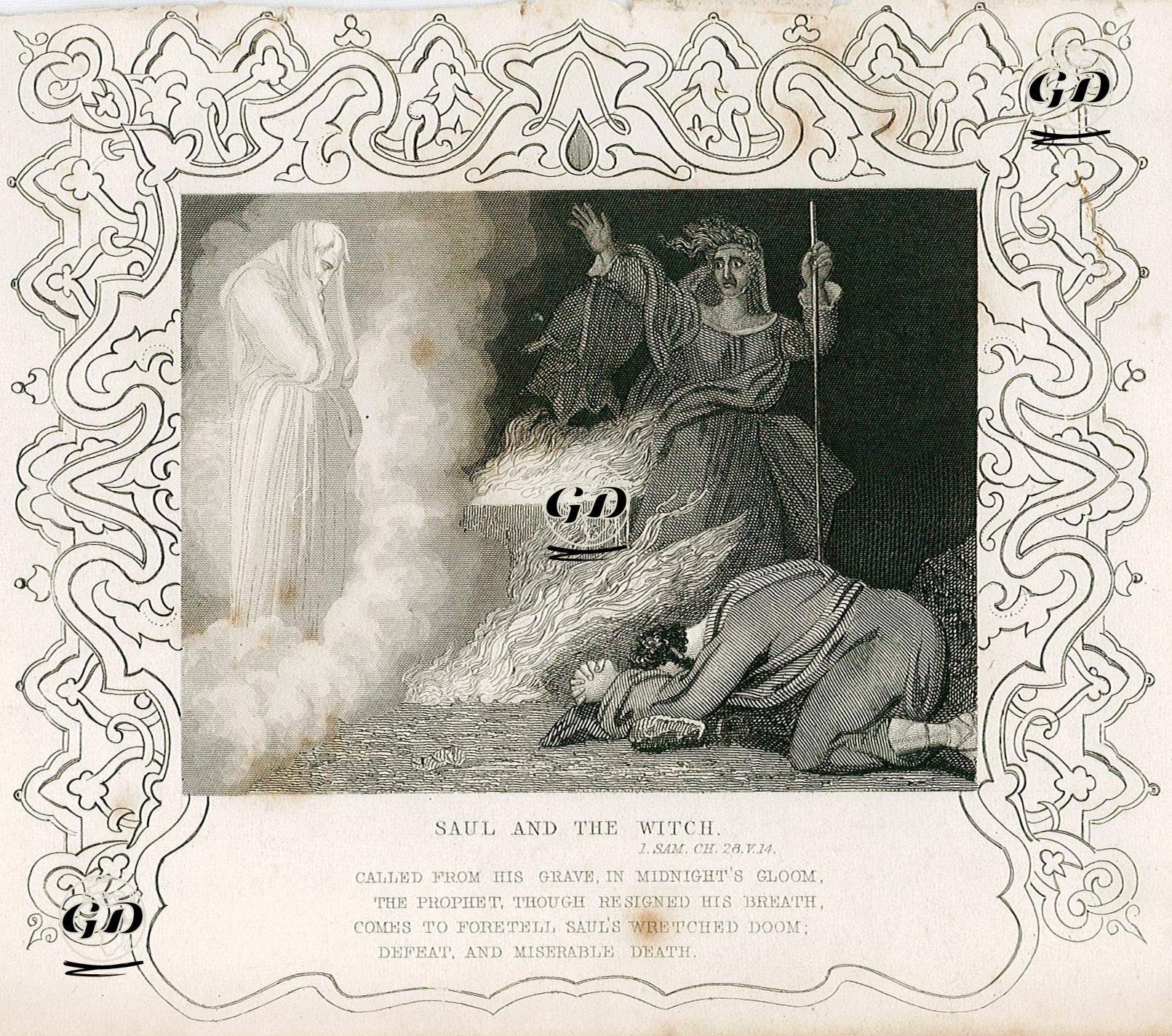 Saul And The Witch, 1. Sam. Ch. 28. V. 14. -  - 1830's