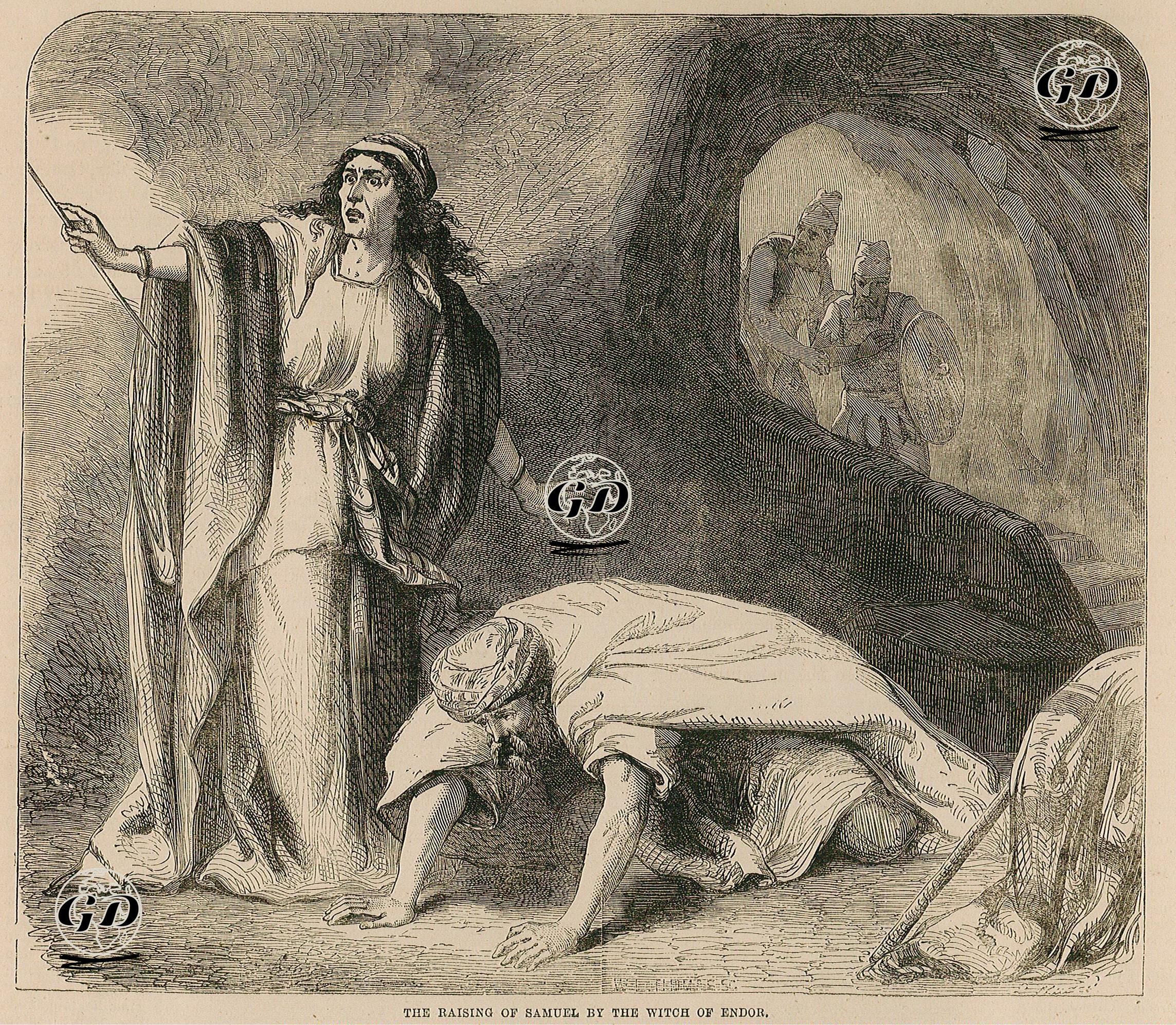 The Raising Of Samuel By The Witch Of Endor -  - 1860's