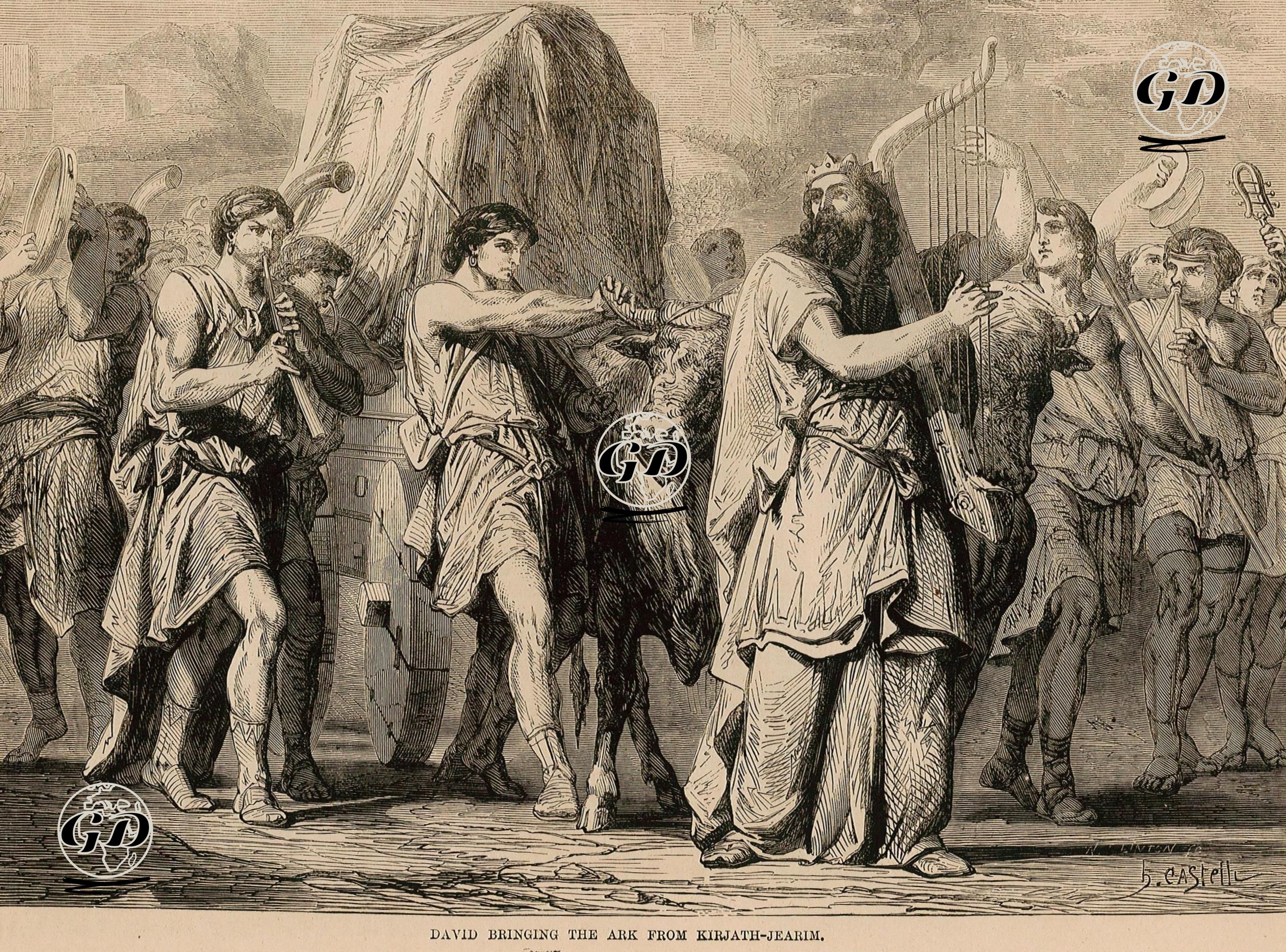 Hazreti Davud'un Kutsal Sandığı Kiriath-Jearim'den Getirmesi -  - 1860's