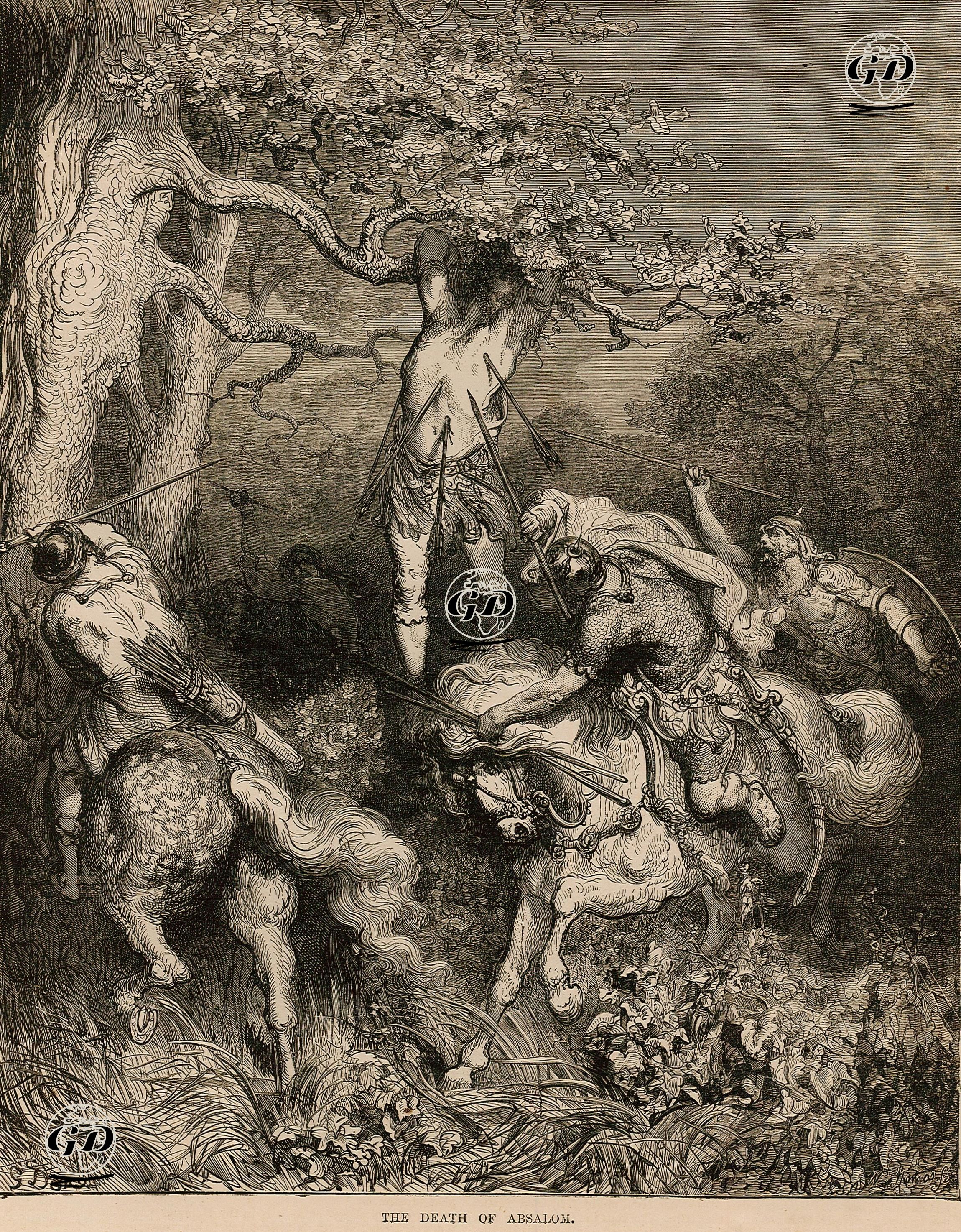 The Death Of Absalom -  - 1860's