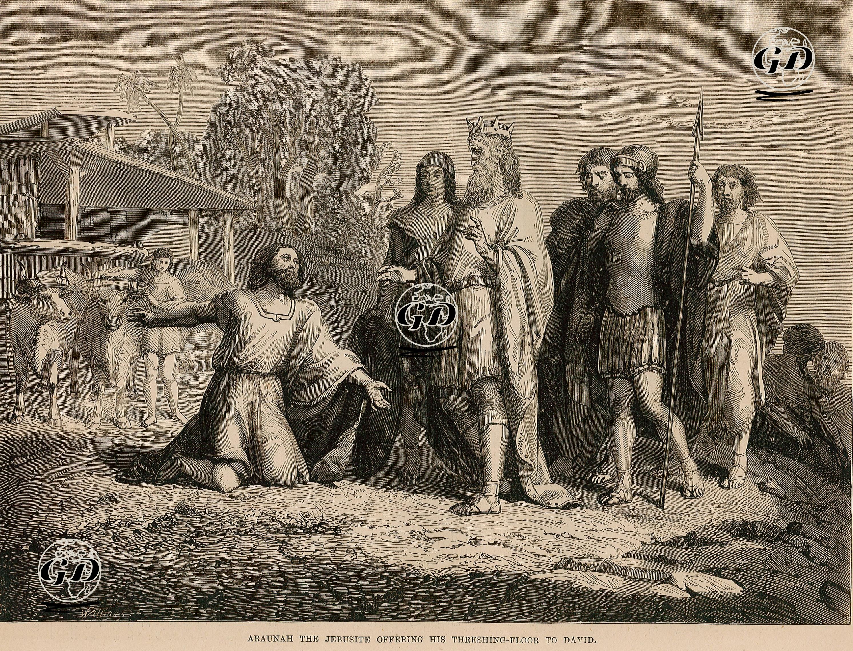 Aravna'nın Hazreti Davud'a Bütün Ağılını Sunması -  - 1860's