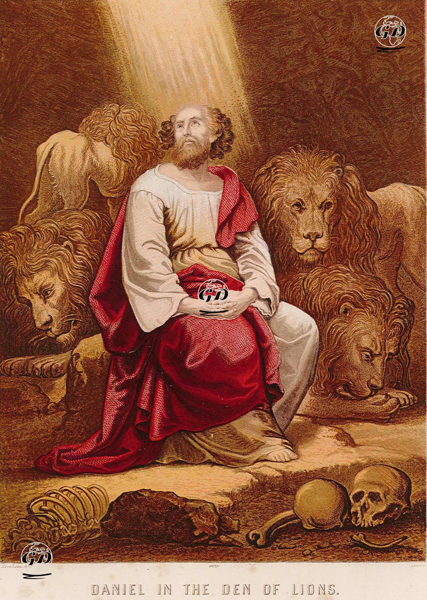 Daniel In The Den Of Lions -  - 1860's