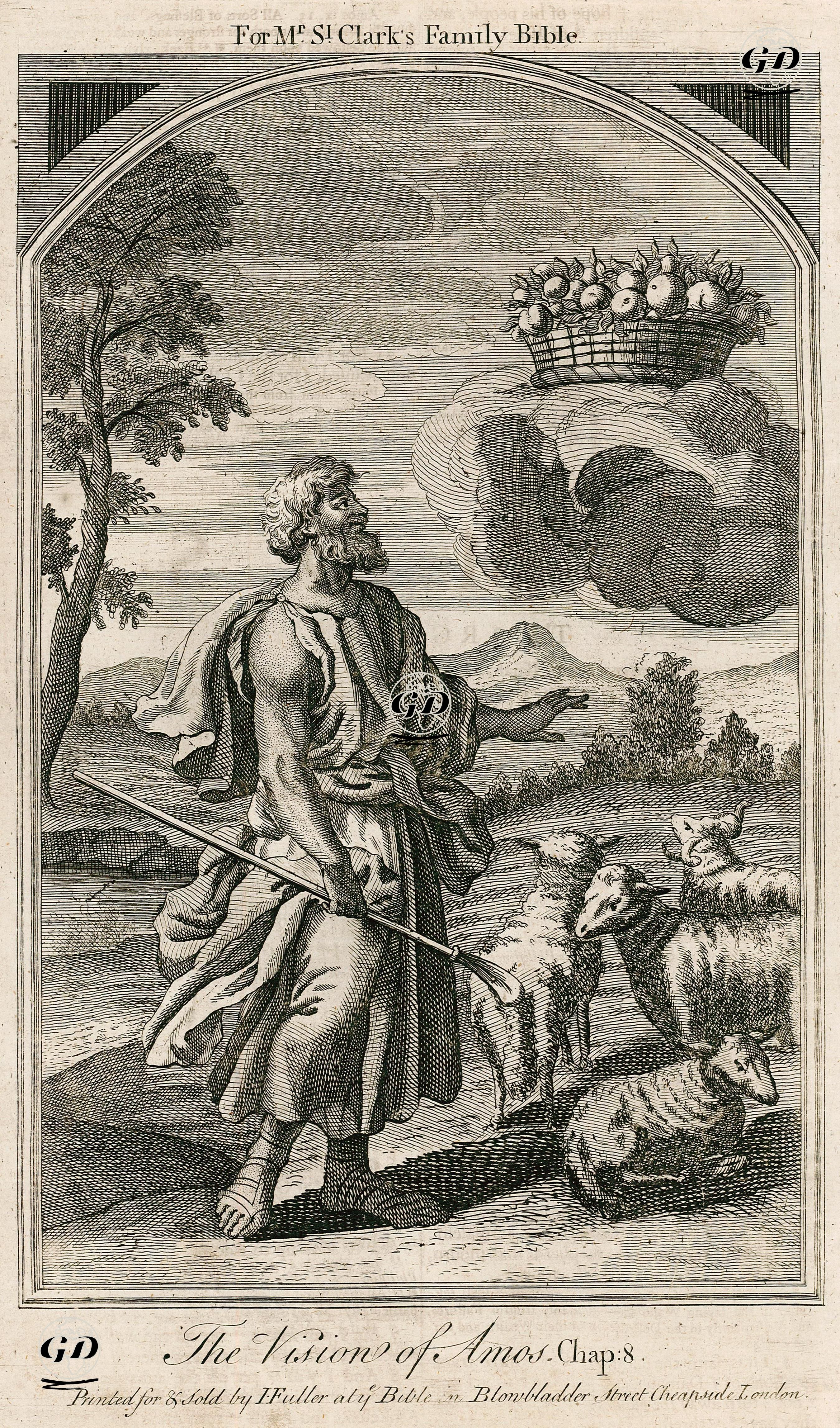 The Vision Of Amos, Chap.8. -  - 1750's