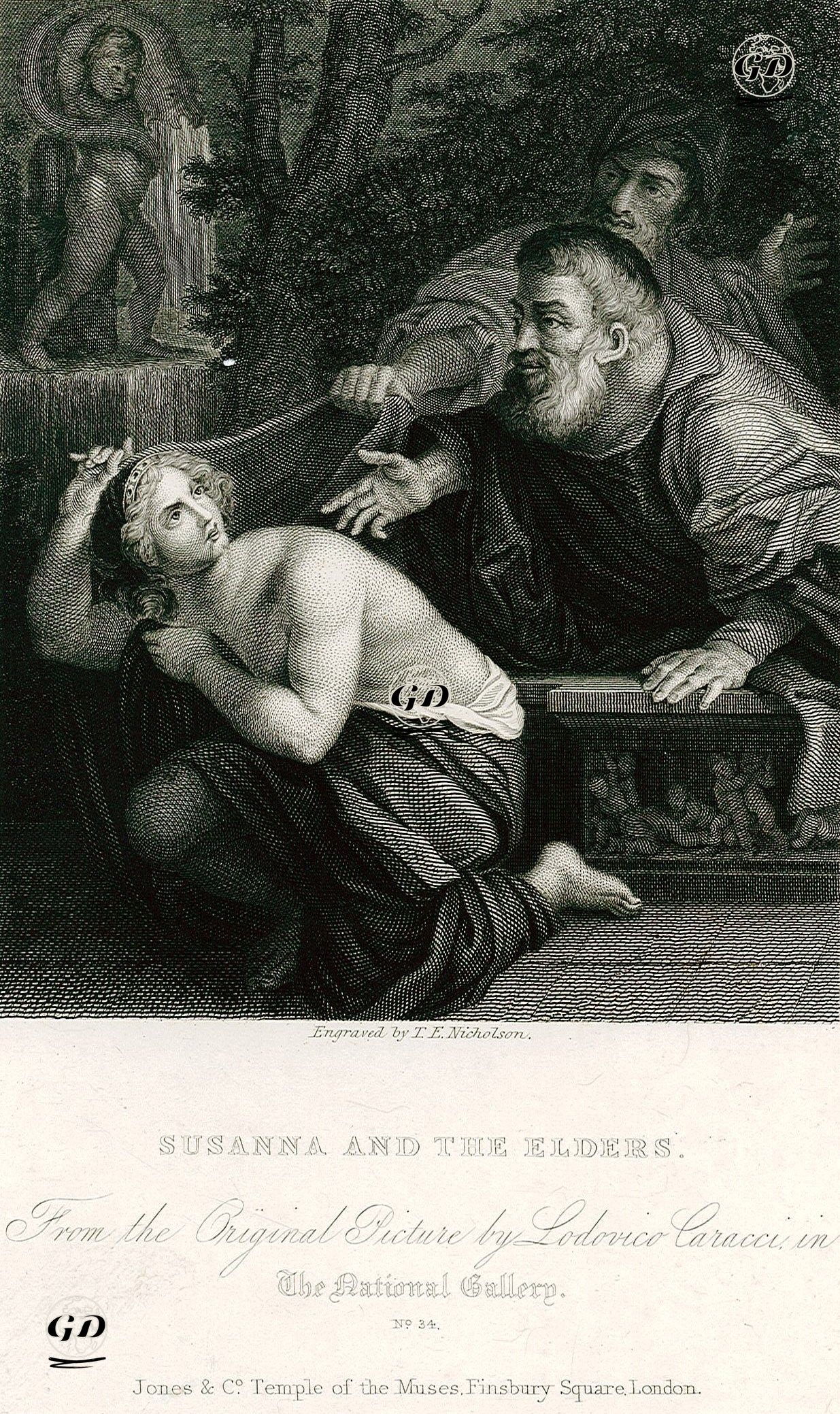 Susanna ve Yaşlılar - Ludovico Carracci(1555-1619) - 1836