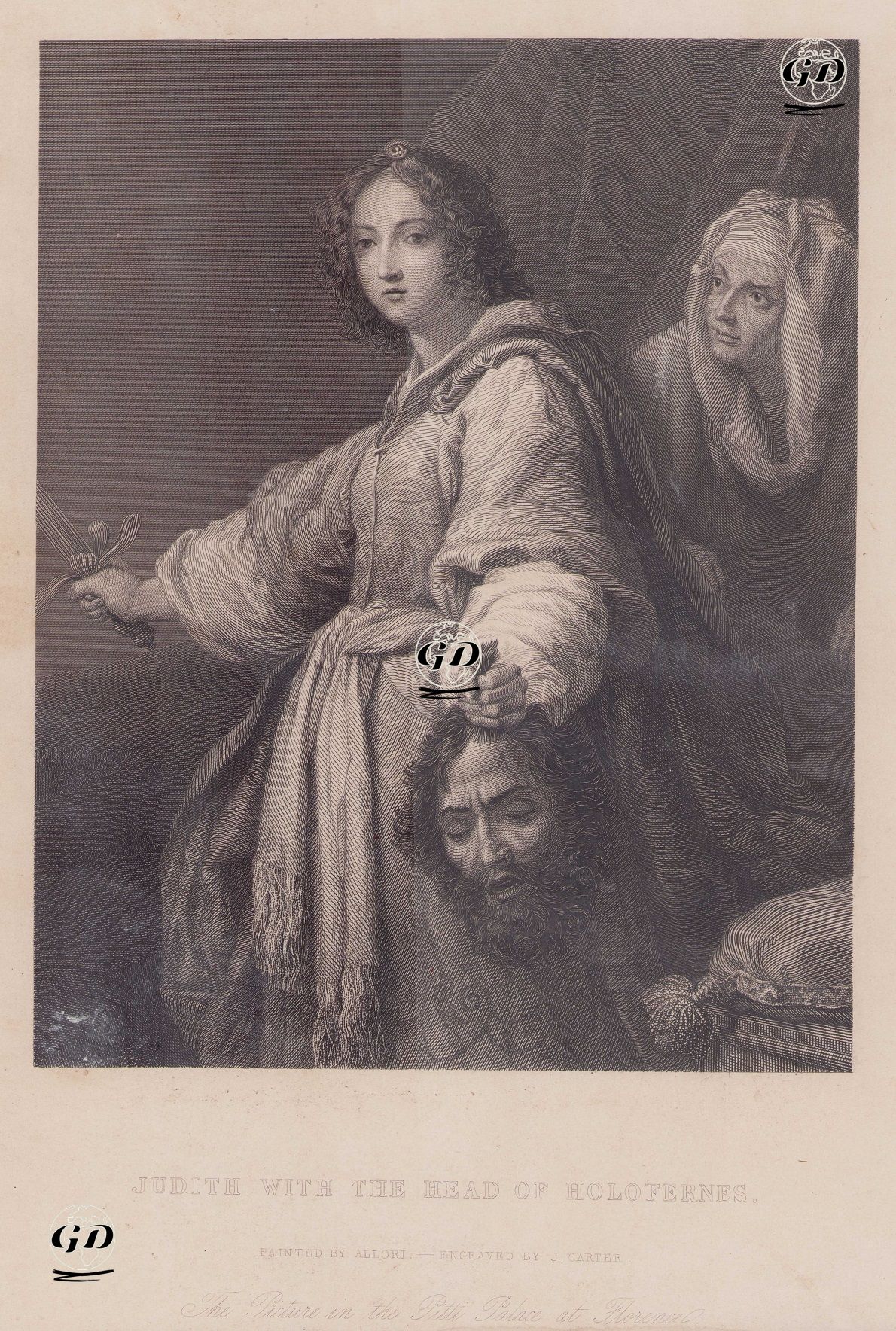 Yudit'in Asur Generali Holofernes'in Kafasını Kesmesi - Cristofano Allori (1577-1621) - 1846