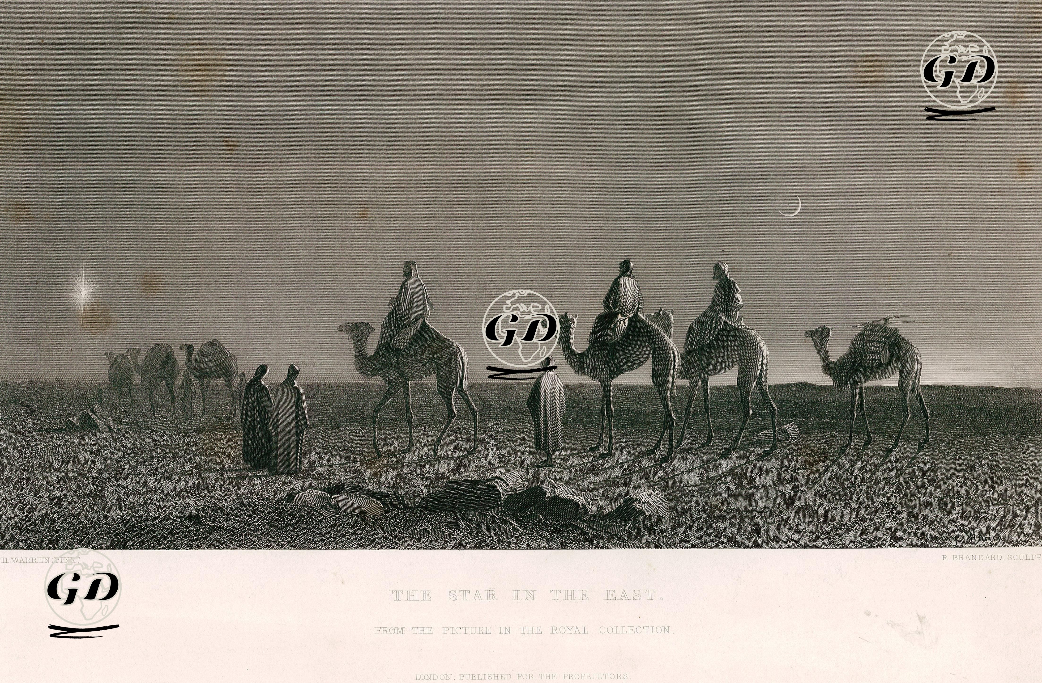 The Star İn The East  - Henry Warren (1794-1879) - 1854