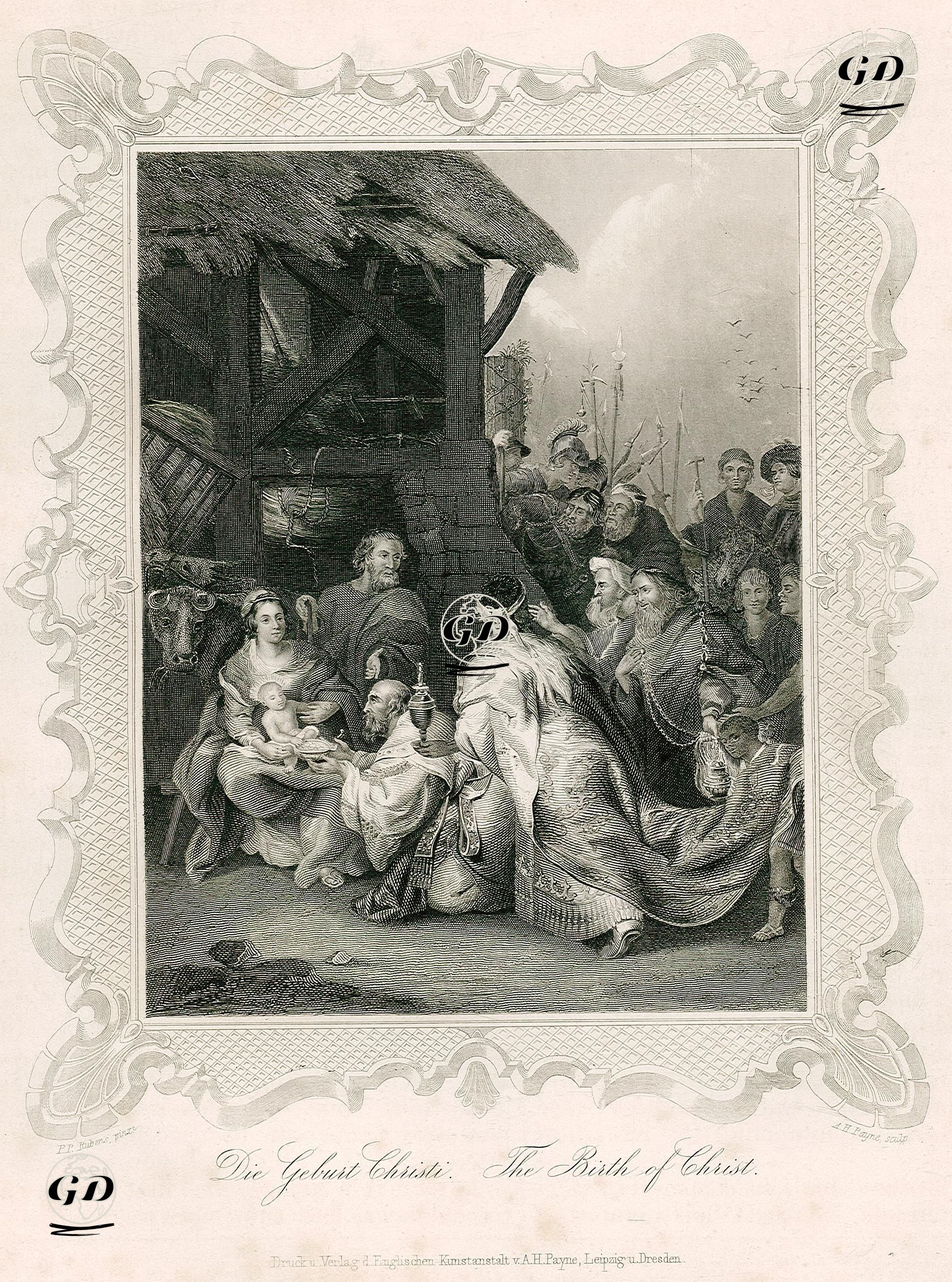 Hazreti İsa'nın Doğumu - Peter Paul Rubens(1577-1640) - 1850's
