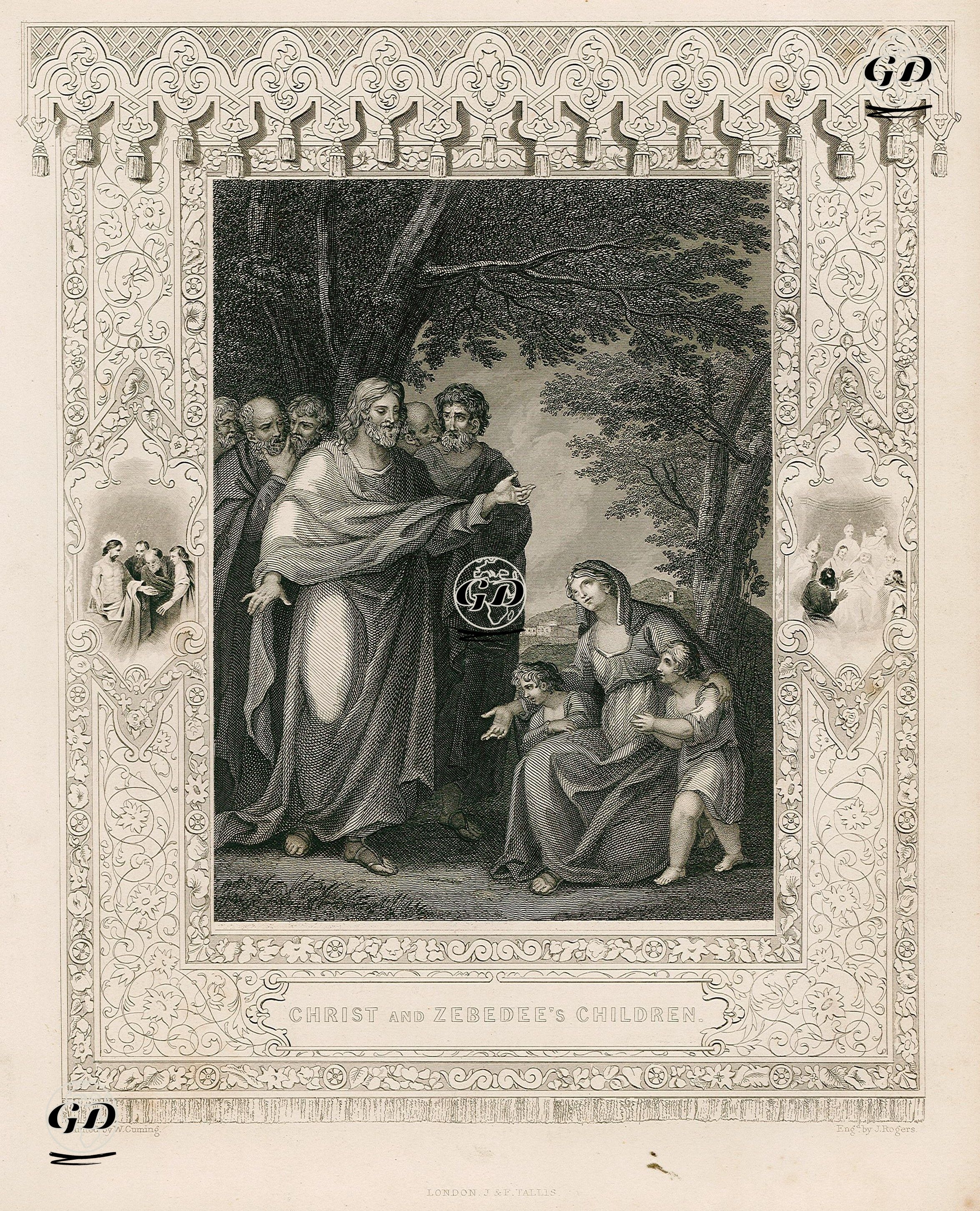 Hazreti İsa Ve Zebedinin Çocukları - William Cuming (1769-1852) - 1845