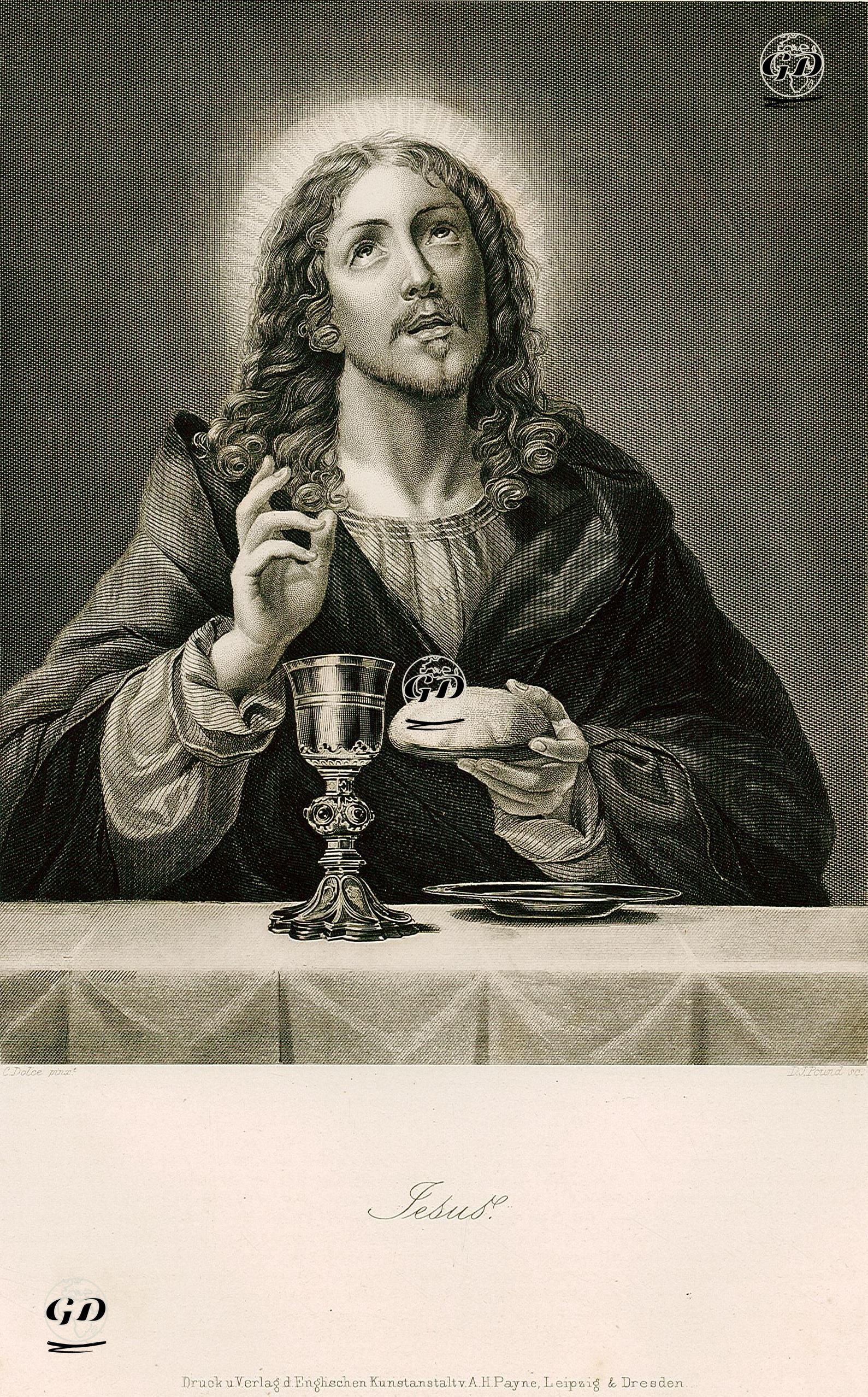 Hazreti İsa - Carlo Dolci (1616-1687) - 1850's